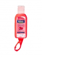 HiGeen gel antibacterian pentru maini cu vitamine si glicerina, in invelitoare gumata cu agatatoare Red fruits (alcool 70%) 50ml