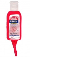 HiGeen gel antibacterian pentru maini cu vitamine si glicerina, in invelitoare gumata cu agatatoare Together in love (alcool 70%) 50ml
