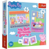 Puzzle 2in1 Memo Peppa Pig