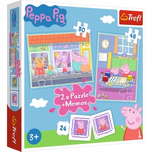 Puzzle 2in1 Memo Peppa Pig