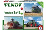 Puzzle 3x48 piese Fendt - Combina agricola - Fendt Vario