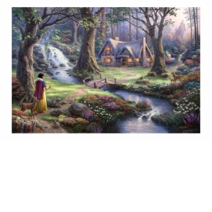 Puzzle 1000 piese Thomas Kinkade - Disney, Snow White