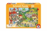 Puzzle 100 piese - A fairytale kingdom