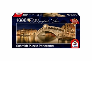 Puzzle 1000 piese Manfred Voss - Rialto Bridge