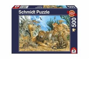 Puzzle 500 piese - Big cats