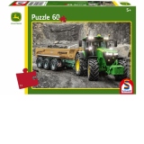 Puzzle 60 piese John Deere - Tractor John Deere 7310R