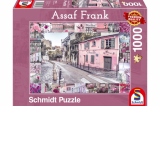 Puzzle 1000 piese Assaf Frank - Calatorie romantica