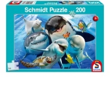 Puzzle 200 piese - Portret de familie submarin