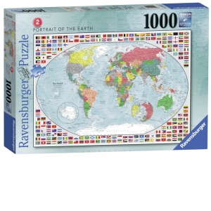 Puzzle Harta Politica A Lumii 2, 1000 Piese
