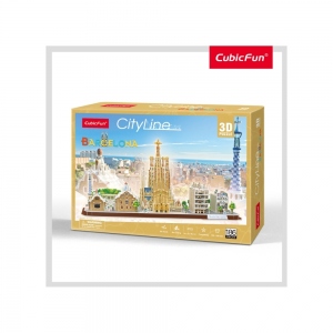 Cubic Fun - Puzzle 3D Barcelona 186 Piese