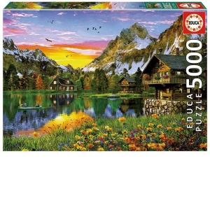 Puzzle 5000 piese Alpine Lake