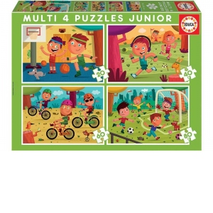 Puzzle 4 in 1 Sports