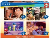 Puzzle 4 in 1 Disney Pixar