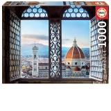 Puzzle 1000 piese Views of Florence, Italy