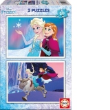 Puzzle 2 in 1, 2x20 Frozen