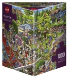 Puzzle 1000 piese Party Cats