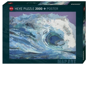 Puzzle 2000 piese Map Wave