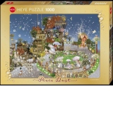 Puzzle 1000 piese Fairy Park