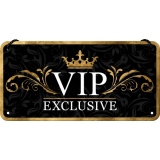 Placa metalica cu snur 10x20 VIP Exclusive
