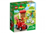 LEGO DUPLO - Tractor agricol si ingrijirea animalelor 10950, 27 piese
