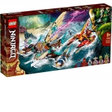 LEGO Ninjago - Lupta pe mare cu catamaranul 71748, 780 piese