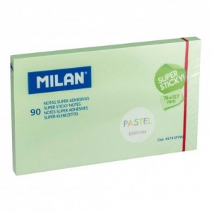 Bloc notes adeziv 127X76 verde pal super sticky Milan