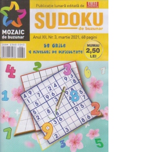 Sudoku de buzunar. Nr. 3/2021