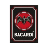 Magnet Bacardi - Logo Black
