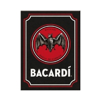 Magnet Bacardi - Logo Black