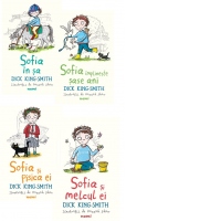 Pachet Sofia (4 carti): 1. Sofia si melcul ei 2. Sofia si pisica ei 3. Sofia implineste sase ani 4. Sofia in sa