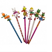 Creion grafit CNX cu figurine lemn
