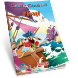 Carte de colorat. Pirati (format B5)