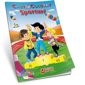 Carte de colorat. Sporturi (format B5)