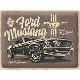 Placa metalica 30X40 Ford Mustang  The Boss
