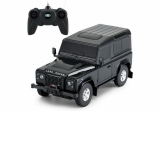 Masina cu telecomanda Land Rover Defender Negru cu scara 1 la 24