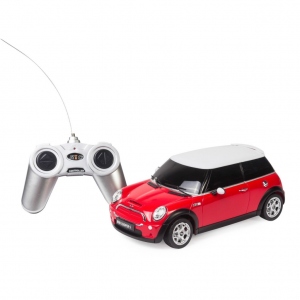 Masina cu telecomanda Minicooper Rosu cu scara 1 la 18