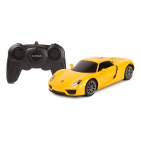 Masina cu telecomanda Porsche 918 Spyder Galben cu scara 1 la 24