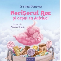 Norisorul Roz si cosul cu dulciuri