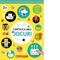 Carticica mea cu jocuri (3 ani+). Coloreaza dupa un cod. Labirinturi. Cauta diferentele