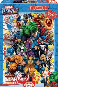 Puzzle 500 piese Marvel Heroes 15560