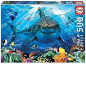Puzzle 500 piese Great White Shark
