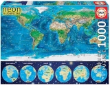 Puzzle 1000 piese World Map