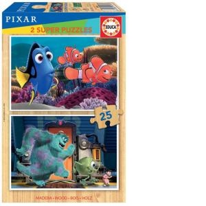 Puzzle 2 in 1 Disney Pixar