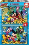 Puzzle 2 in 1 Mickey and the Roaster Racers