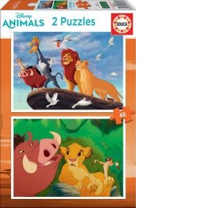 Puzzle 2 in 1 The Lion King