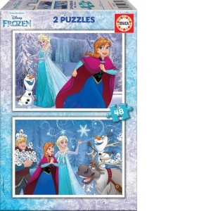 Puzzle 2 in 1 Frozen