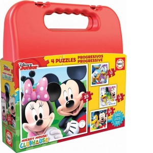 Puzzle 4 in 1 Mickey Mouse