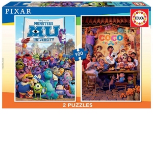 Puzzle 2 in 1 Disney Pixar