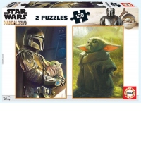 Puzzle 2x100 Piese The Mandalorian