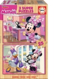 Puzzle 2 in 1 Minnie Happy Helpers